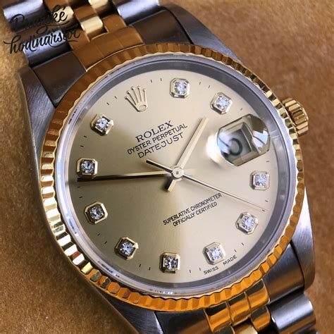 rolex datejust 36 bicolor herren|Rolex Datejust 36 men's.